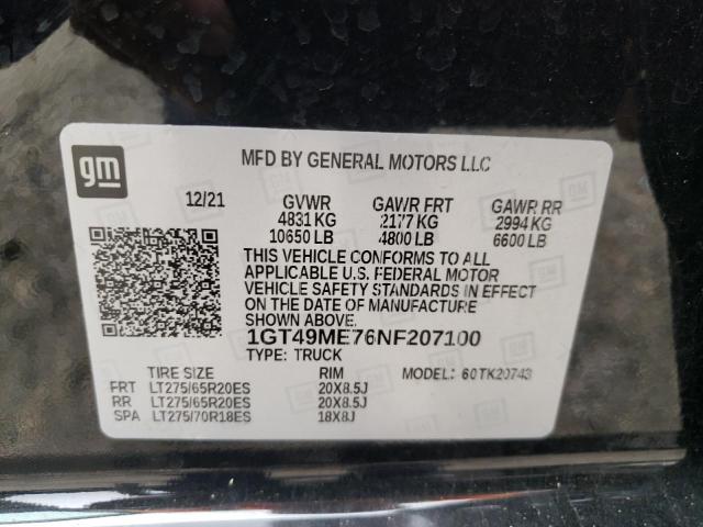 1GT49ME76NF207100 GMC Sierra K2500 Sle