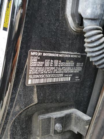 5UXWX9C50E0D33289 BMW X3 Xdrive28i