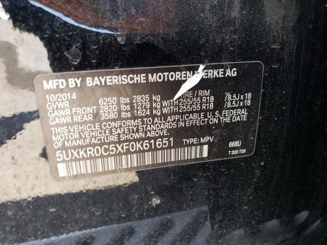 5UXKR0C5XF0K61651 BMW X5 Xdrive35i