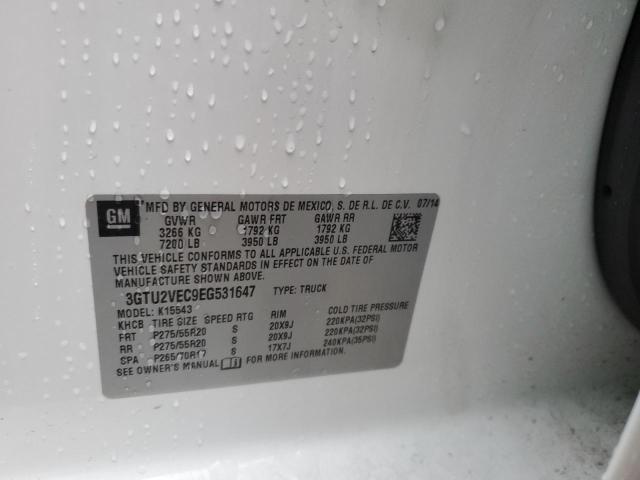 3GTU2VEC9EG531647 GMC Sierra K1500 Slt