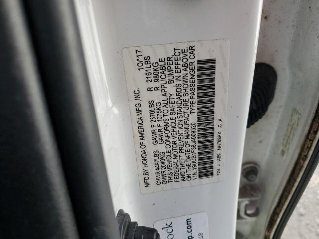 19UUB1F36JA009320 Acura TLX