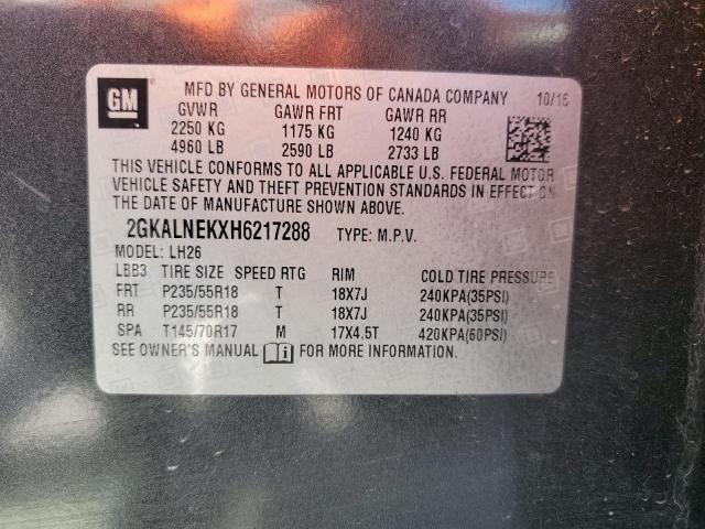 2GKALNEKXH6217288 GMC Terrain Sle