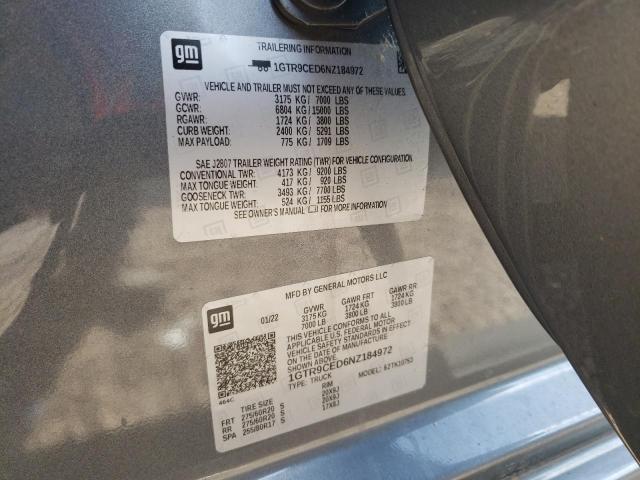 1GTR9CED6NZ184972 GMC Sierra Limited K1500 Elevation