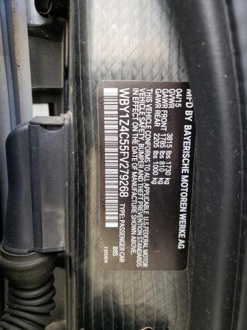 WBY1Z4C55FV279268 BMW I3 REX