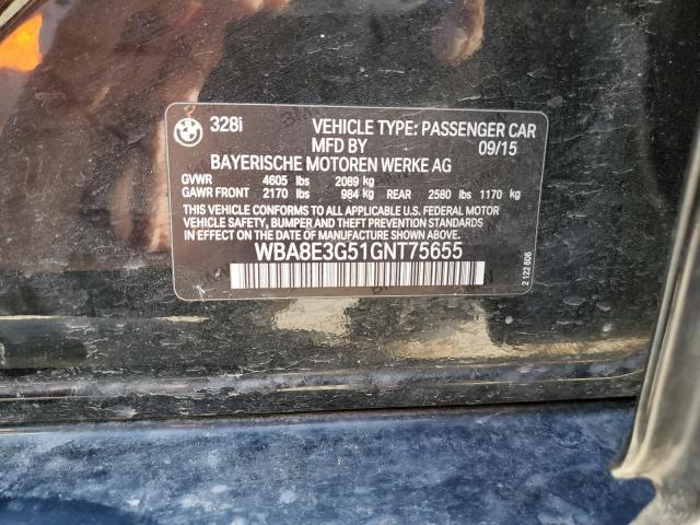 WBA8E3G51GNT75655 BMW 328 Xi Sulev