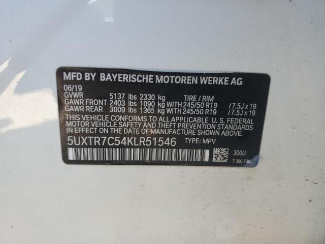 5UXTR7C54KLR51546 BMW X3 Sdrive30i