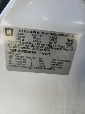 2GKFLUE34G6349146 GMC Terrain Slt