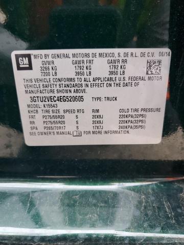 3GTU2VEC4EG520605 GMC Sierra K1500 Slt