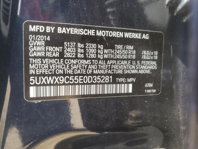 5UXWX9C55E0D35281 BMW X3 Xdrive28i