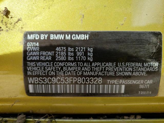 WBS3C9C53FP803328 BMW M3