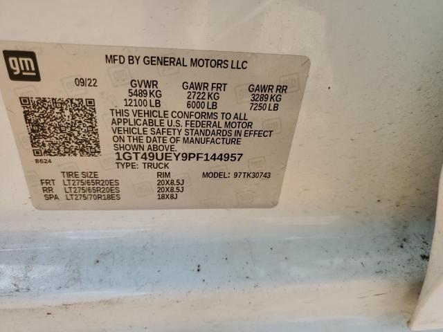 1GT49UEY9PF144957 GMC Sierra K3500 Slt