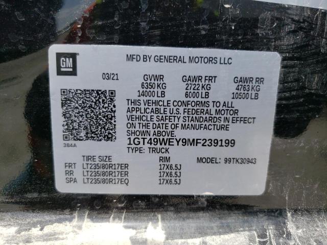 1GT49WEY9MF239199 GMC Sierra K3500 Denali