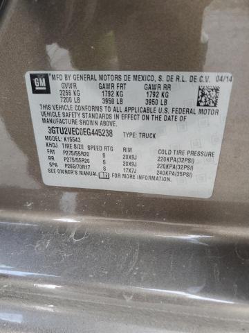 3GTU2VEC0EG445238 GMC Sierra K1500 Slt