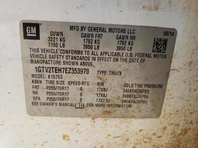 1GTV2TEH7EZ353970 GMC Sierra K1500
