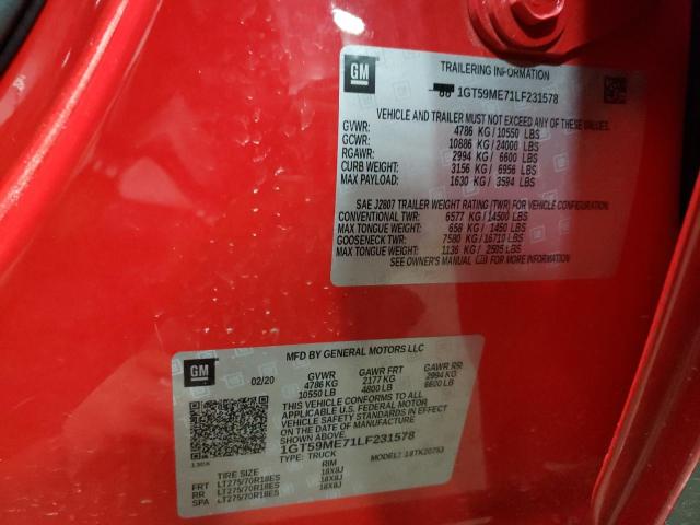 1GT59ME71LF231578 GMC Sierra K2500 Sle