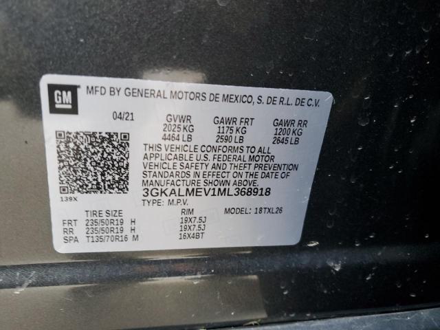 3GKALMEV1ML368918 GMC Terrain Sle