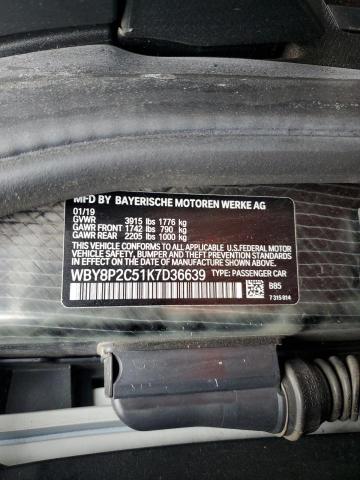 WBY8P2C51K7D36639 BMW I3 Bev