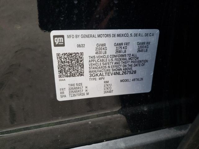 3GKALTEV4NL267528 GMC Terrain Sle