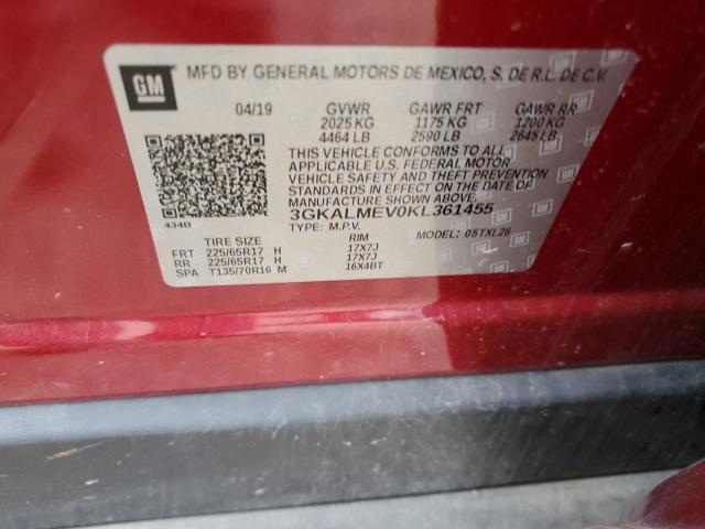 3GKALMEV0KL361455 GMC Terrain Sle