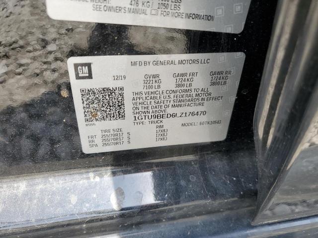1GTU9BED6LZ176470 GMC Sierra K1500 Sle