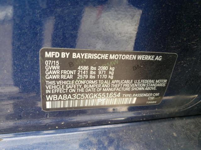 WBA8A3C5XGK551654 BMW 320 XI