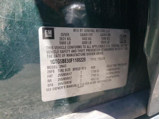 1GTG5BE30F1188228 GMC CANYON SLE