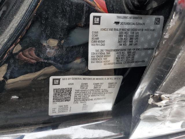 3GTU9DED4LG286476 GMC Sierra K1500 Slt