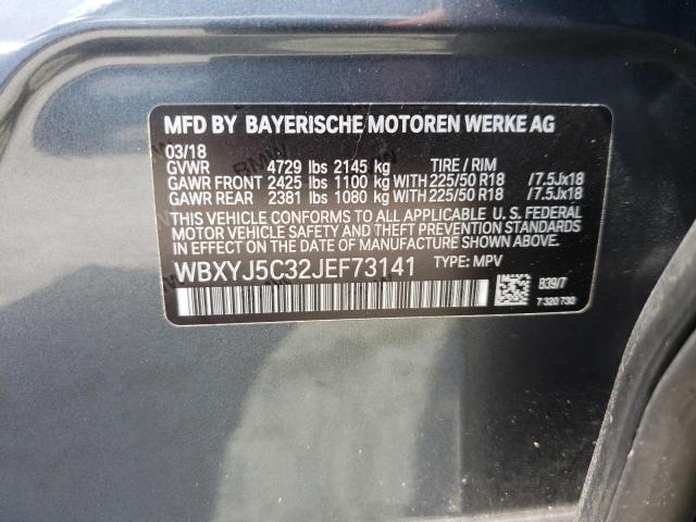 WBXYJ5C32JEF73141 BMW X2 Xdrive28i
