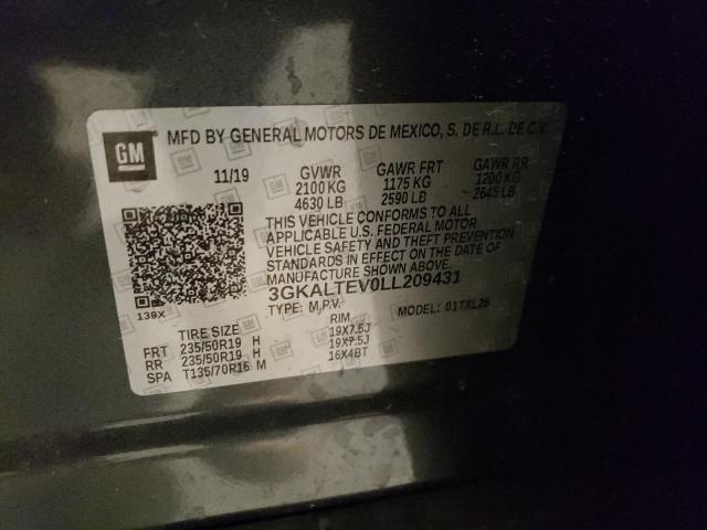 3GKALTEV0LL209431 GMC Terrain Sle