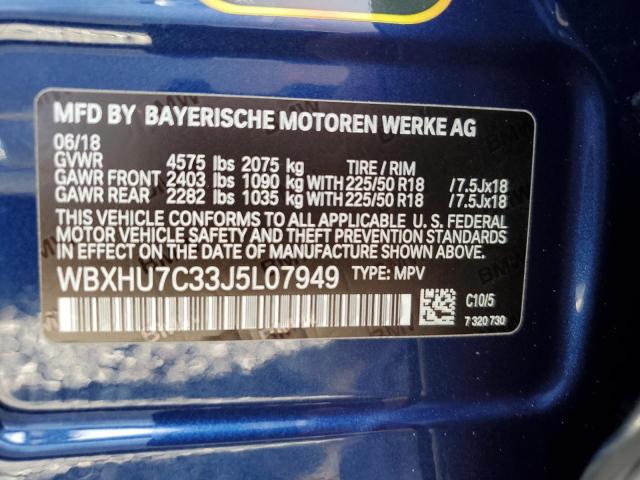 WBXHU7C33J5L07949 BMW X1 Sdrive28i
