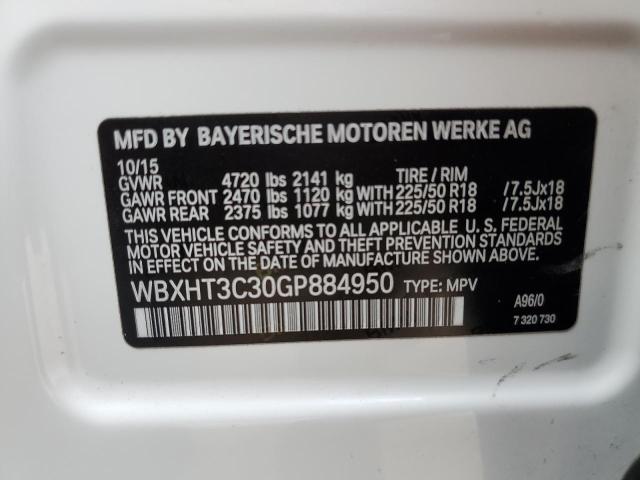 WBXHT3C30GP884950 BMW X1 Xdrive28i