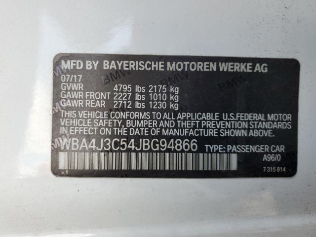 WBA4J3C54JBG94866 BMW 430xi Gran Coupe