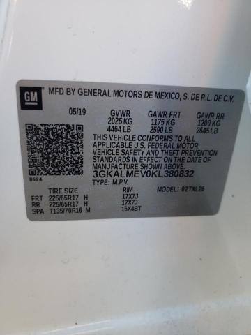 3GKALMEV0KL380832 GMC Terrain Sle