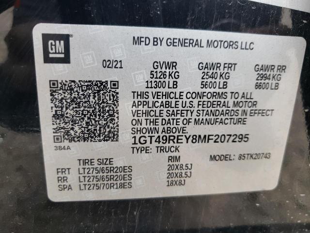 1GT49REY8MF207295 GMC Sierra K2500 Denali