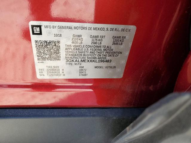 3GKALMEXXKL196483 GMC Terrain Sle