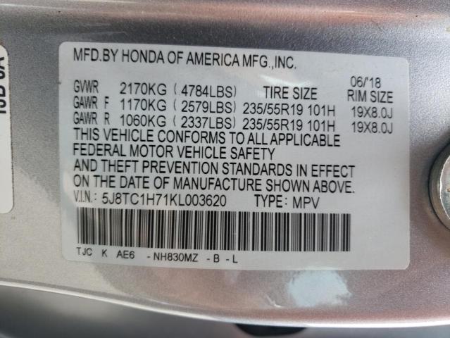 5J8TC1H71KL003620 Acura Rdx Advance