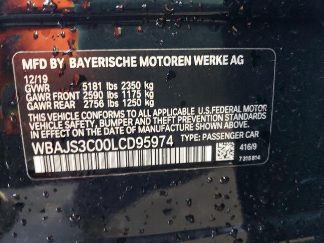 WBAJS3C00LCD95974 BMW 540 XI