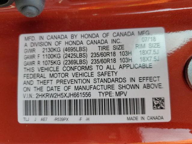 2HKRW2H5XJH661556 Honda CR-V EX