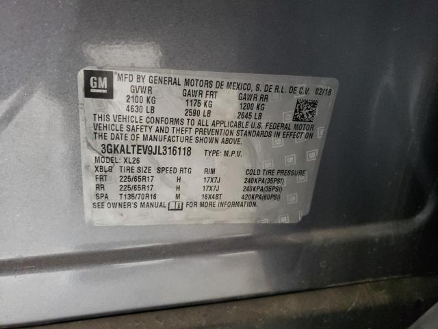 3GKALTEV9JL316118 GMC Terrain Sle