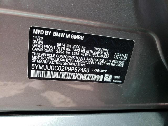 5YMJU0C02P9P67480 BMW X5 M