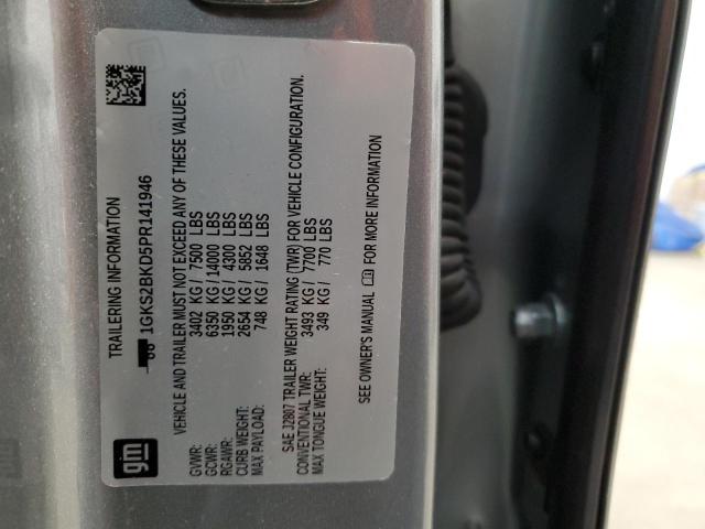 1GKS2BKD5PR141946 GMC YUKON SLT