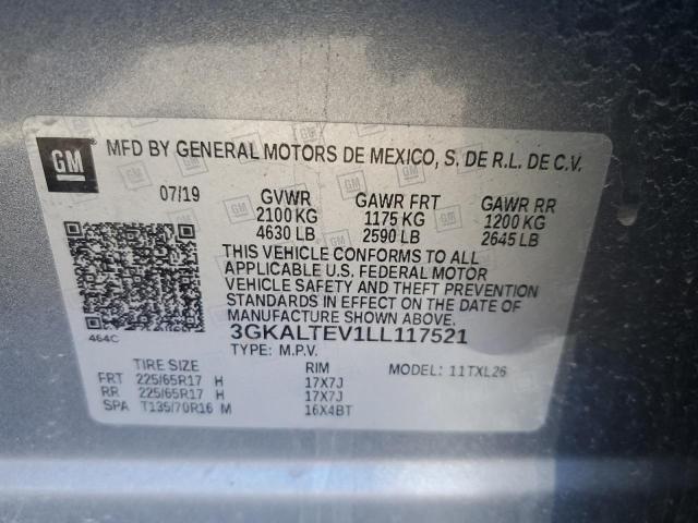 3GKALTEV1LL117521 GMC Terrain Sle