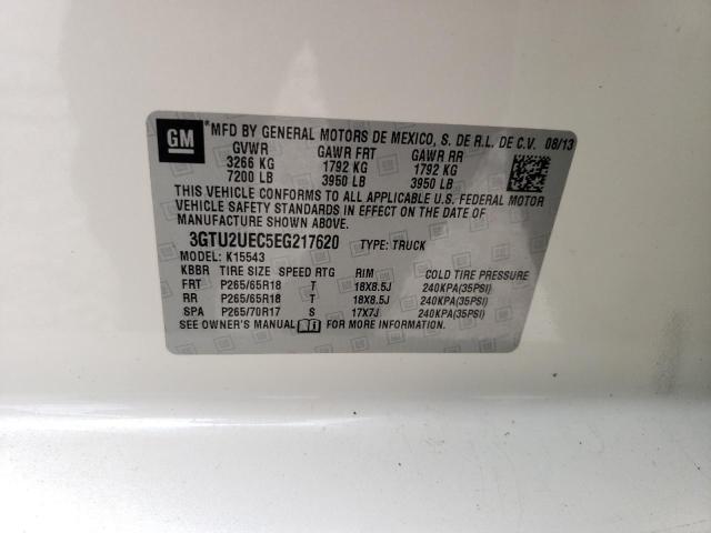 3GTU2UEC5EG217620 GMC Sierra K1500 Sle