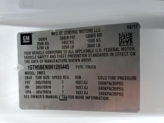 1GTH5BEN8H1289445 GMC Canyon