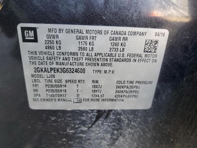 2GKALPEK3G6324600 GMC Terrain Slt