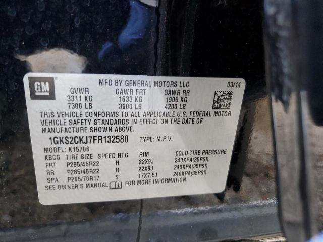 1GKS2CKJ7FR132580 GMC YUKON DENALI