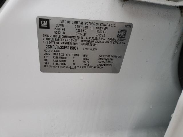 2GKFLTE33E6215087 GMC Terrain Slt