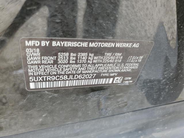 5UXTR9C58JLD62027 BMW X3 Xdrive30i