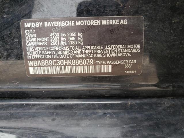 WBA8B9C30HK886079 BMW 330 I