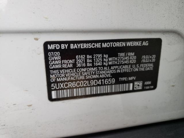 5UXCR6C02L9D41659 BMW X5 Xdrive40i